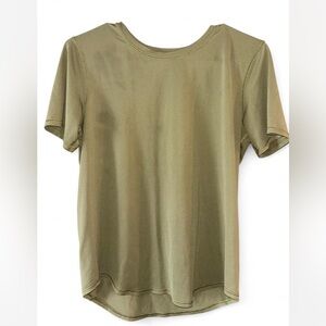 Lululemon Olive Green Short Sleeve T-Shirt